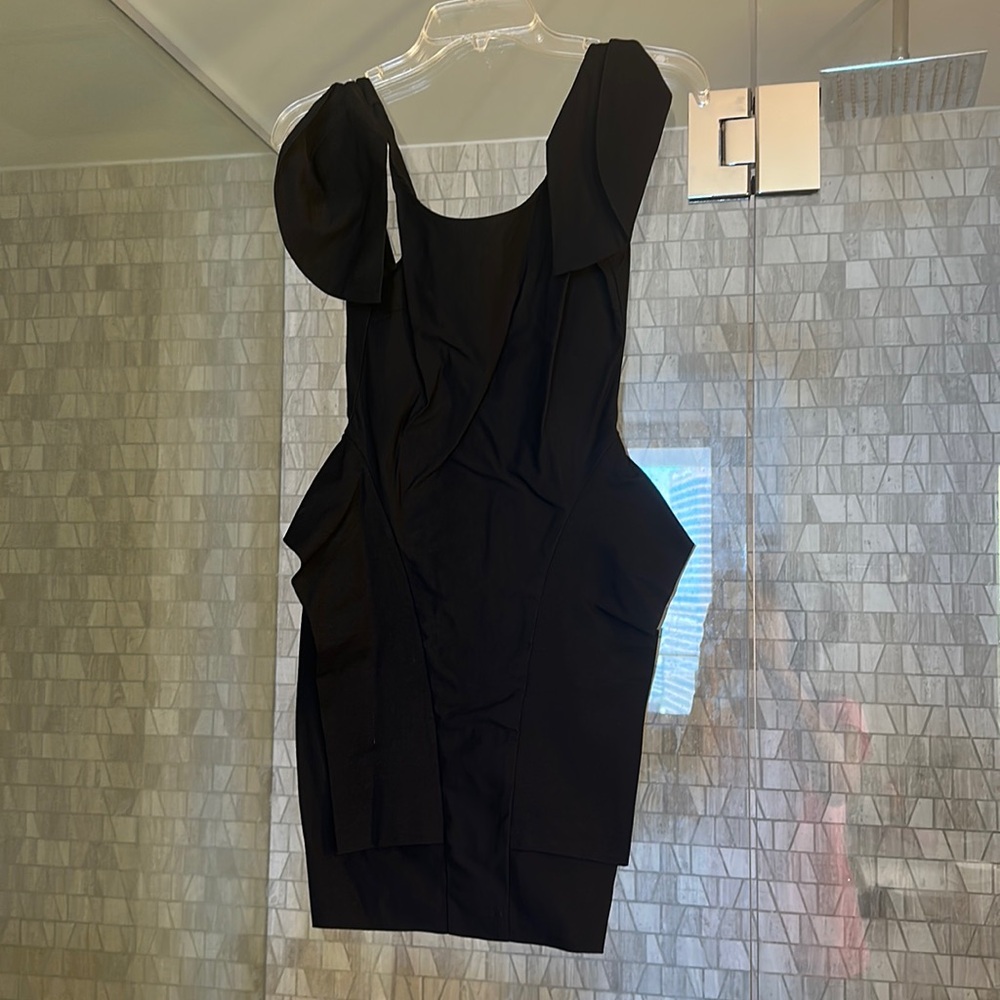 Black cocktail dress